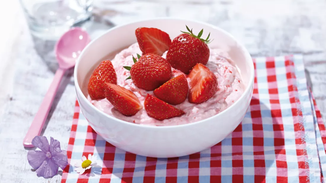 Erdbeer Frozen Yoghurt