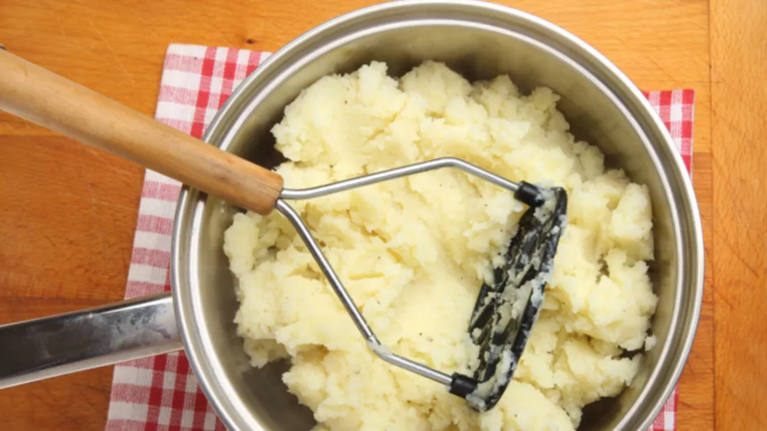 Kartoffelbrei mit Sahne und Butter