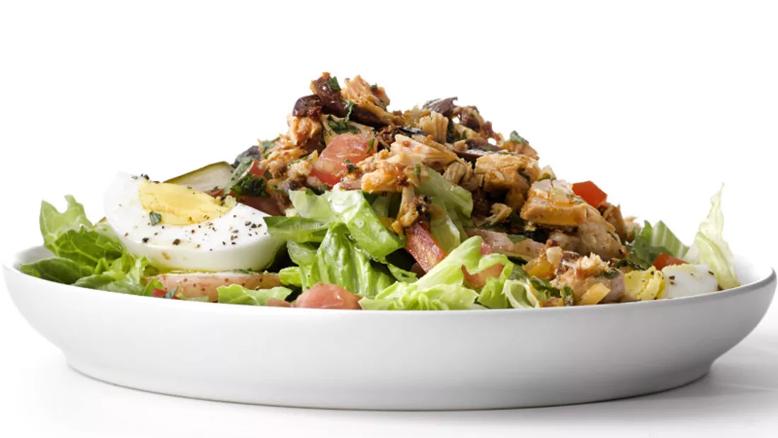 Bunter Eiweiß-Salat