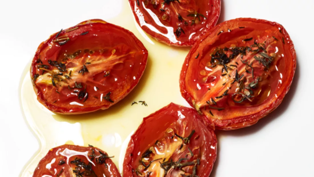 Thymian-Tomaten aus dem Ofen