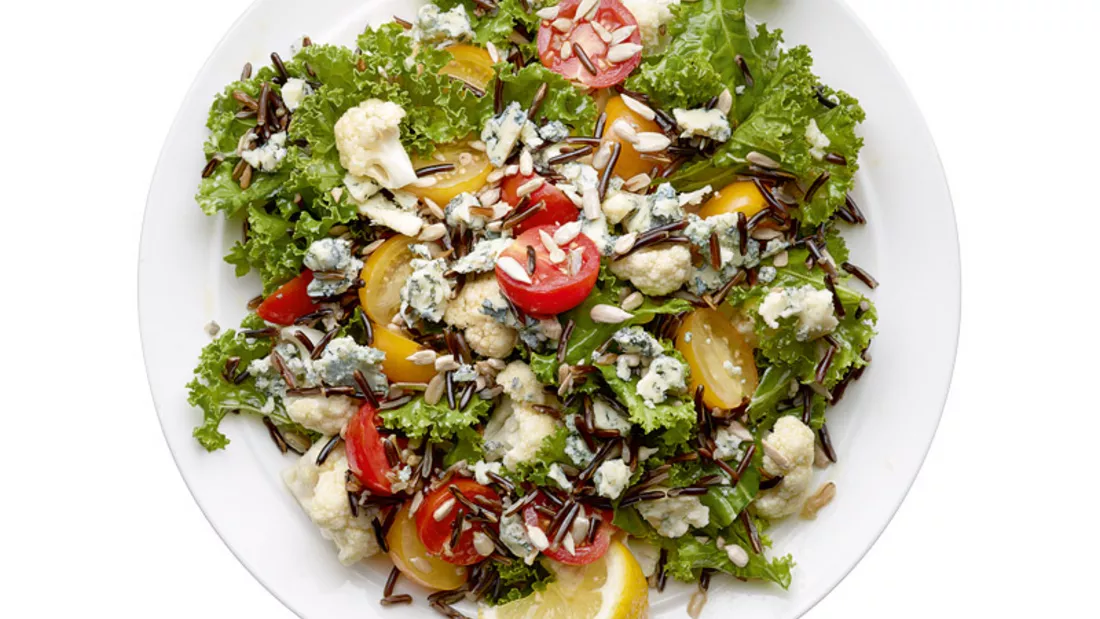 Wildreis-Gorgonzola-Salat