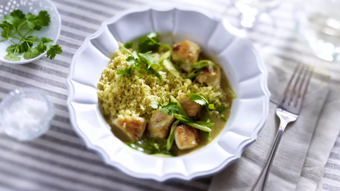 Chicken-Curry mit Couscous