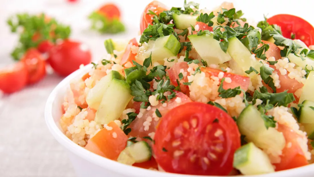 Couscous-Mozzarella-Salat