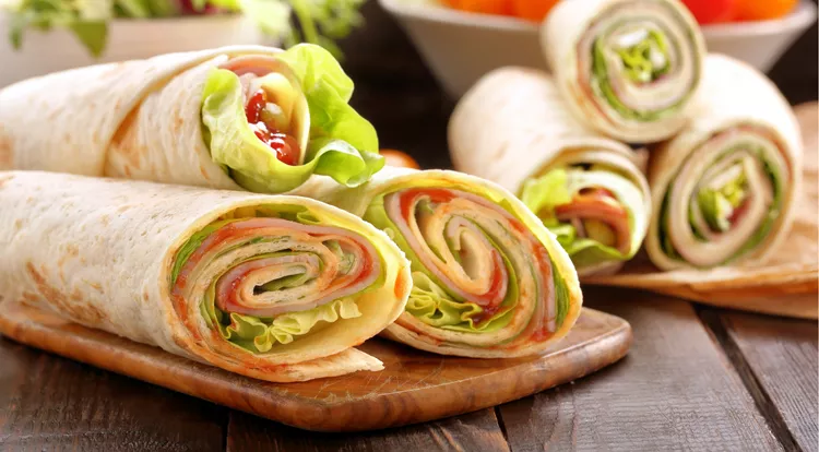 Schneller Putenbrust-Wrap