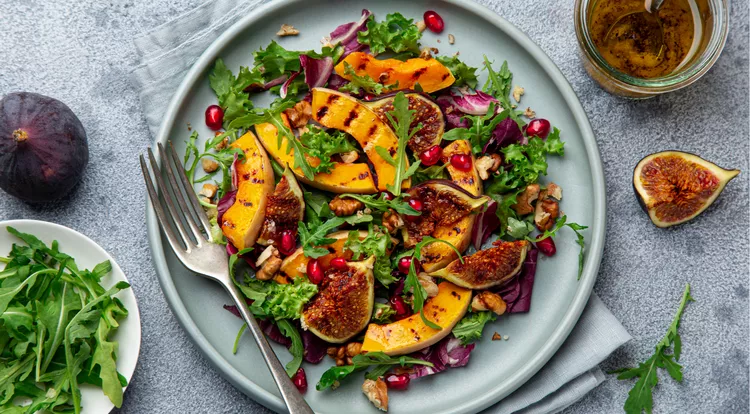 Bunter Herbst-Salat