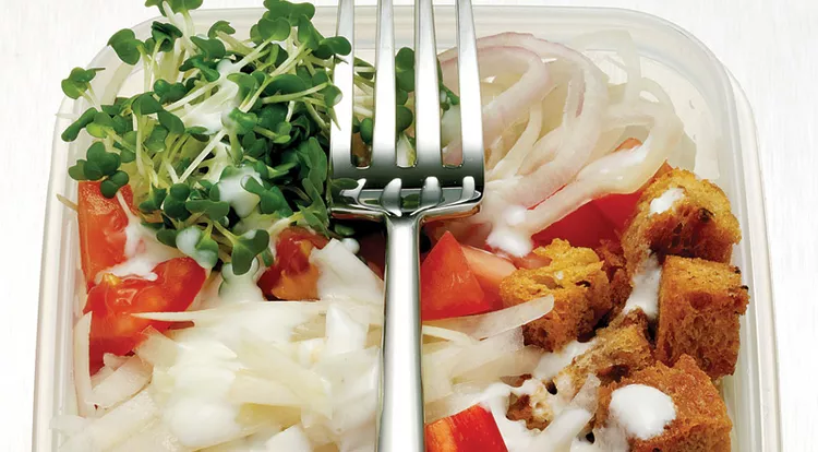 Kichererbsen-Salat mit Kresse