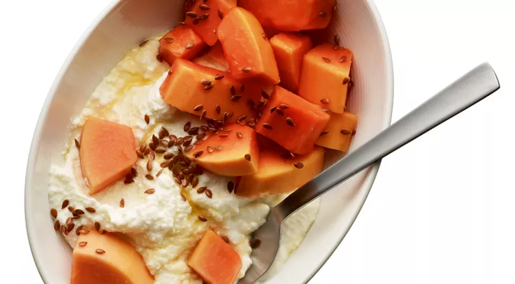 Papaya Quark Mit Leinsamen Women S Health