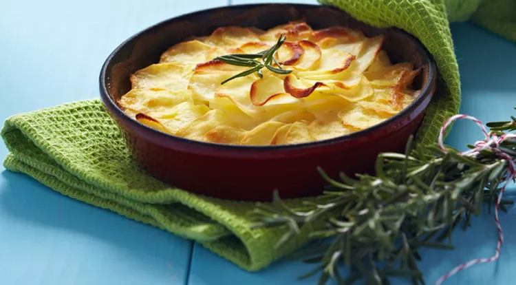 Kartoffel-Rosmarin-Gratin